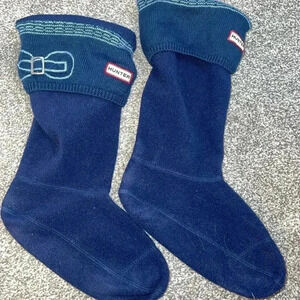 Hunter boots socks m-l size 7-9